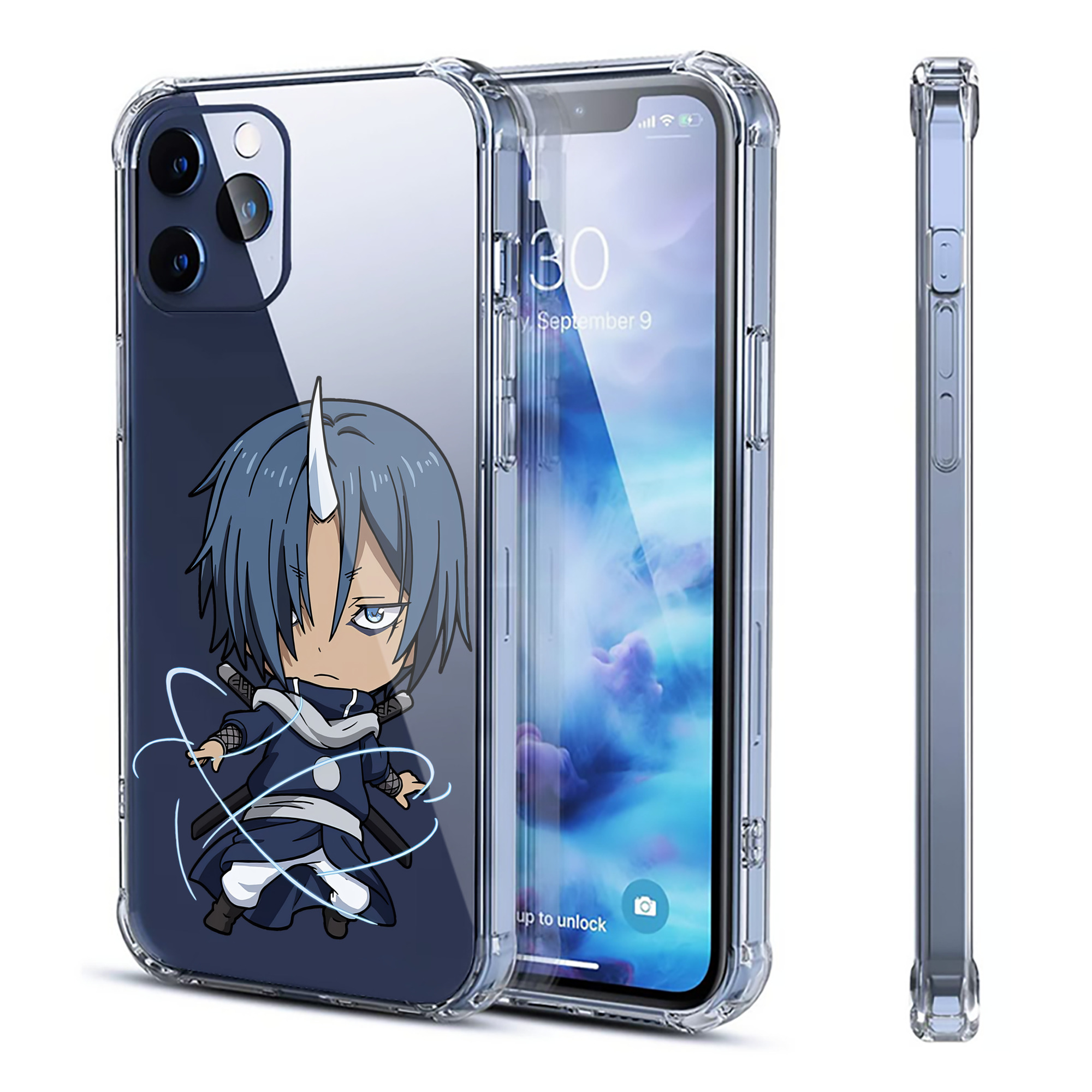 （画像用） 転スラ Regarding Reincarnated to Slime 【iPhone 12シリーズ対応】透明スマホケース（クリアソフトケース）